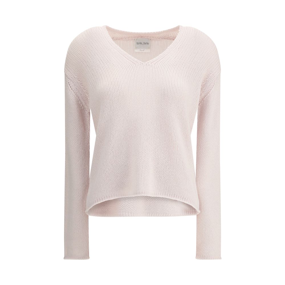 White Wool Cashmere Sweater