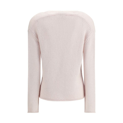White Wool Cashmere Sweater