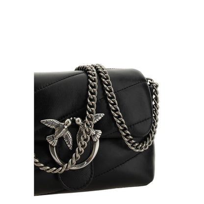 Black Calf Leather Bos Taurus Shoulder Bag