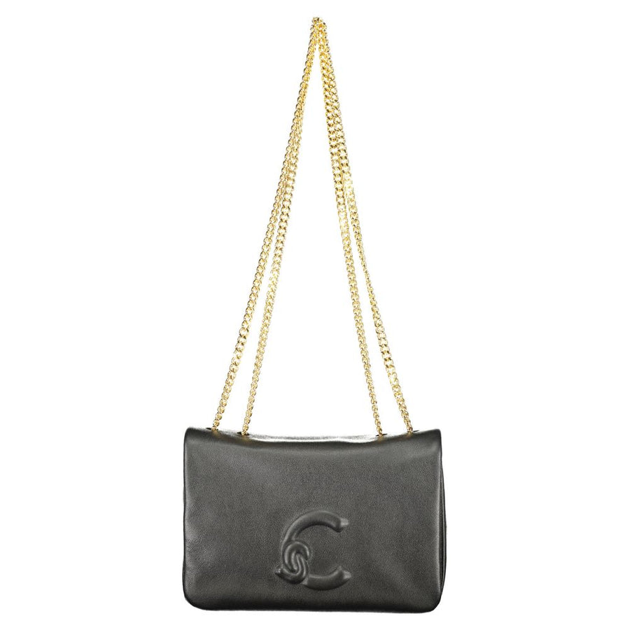 Black Leather Women Handbag
