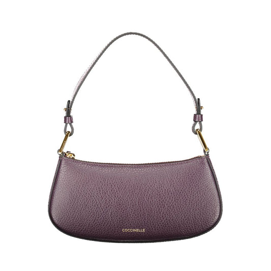 Purple Leather Handbag