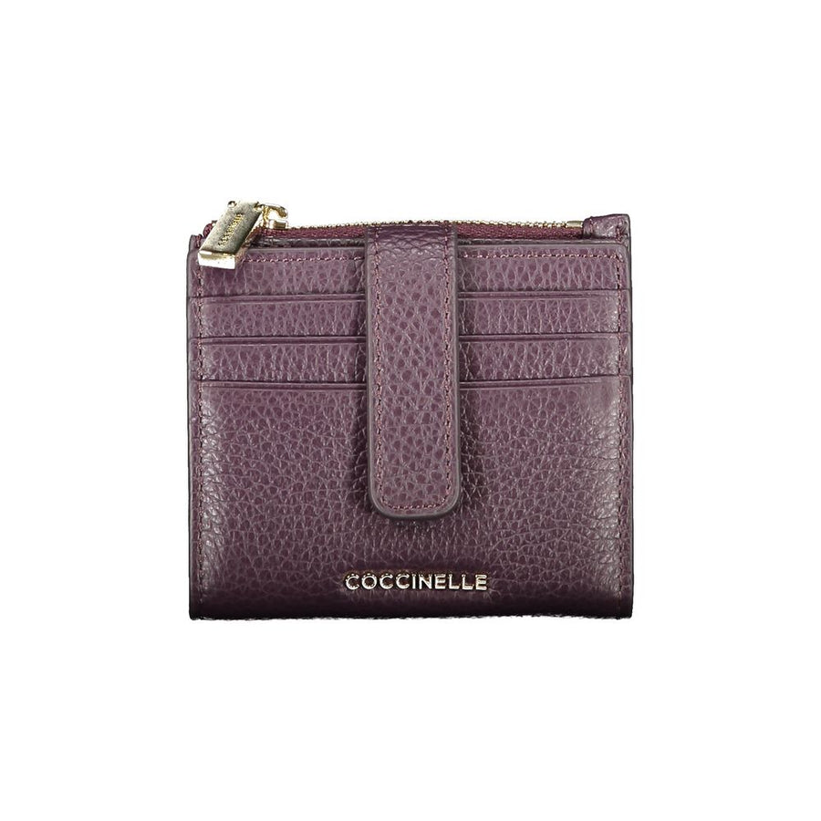Purple Leather Wallet