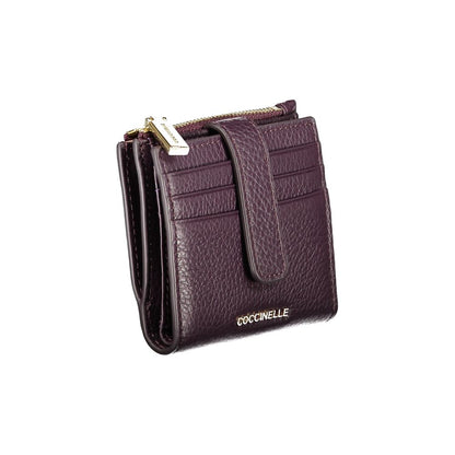 Purple Leather Wallet