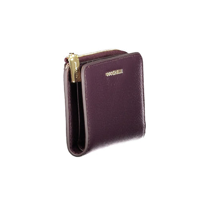 Purple Leather Women Wallet