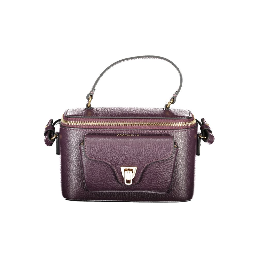 Purple Leather Handbag