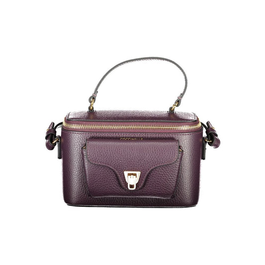 Purple Leather Handbag
