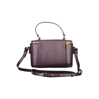 Purple Leather Handbag