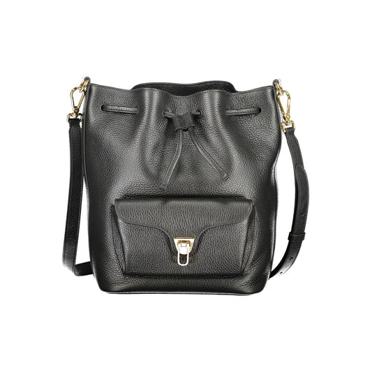Black Leather Women Handbag