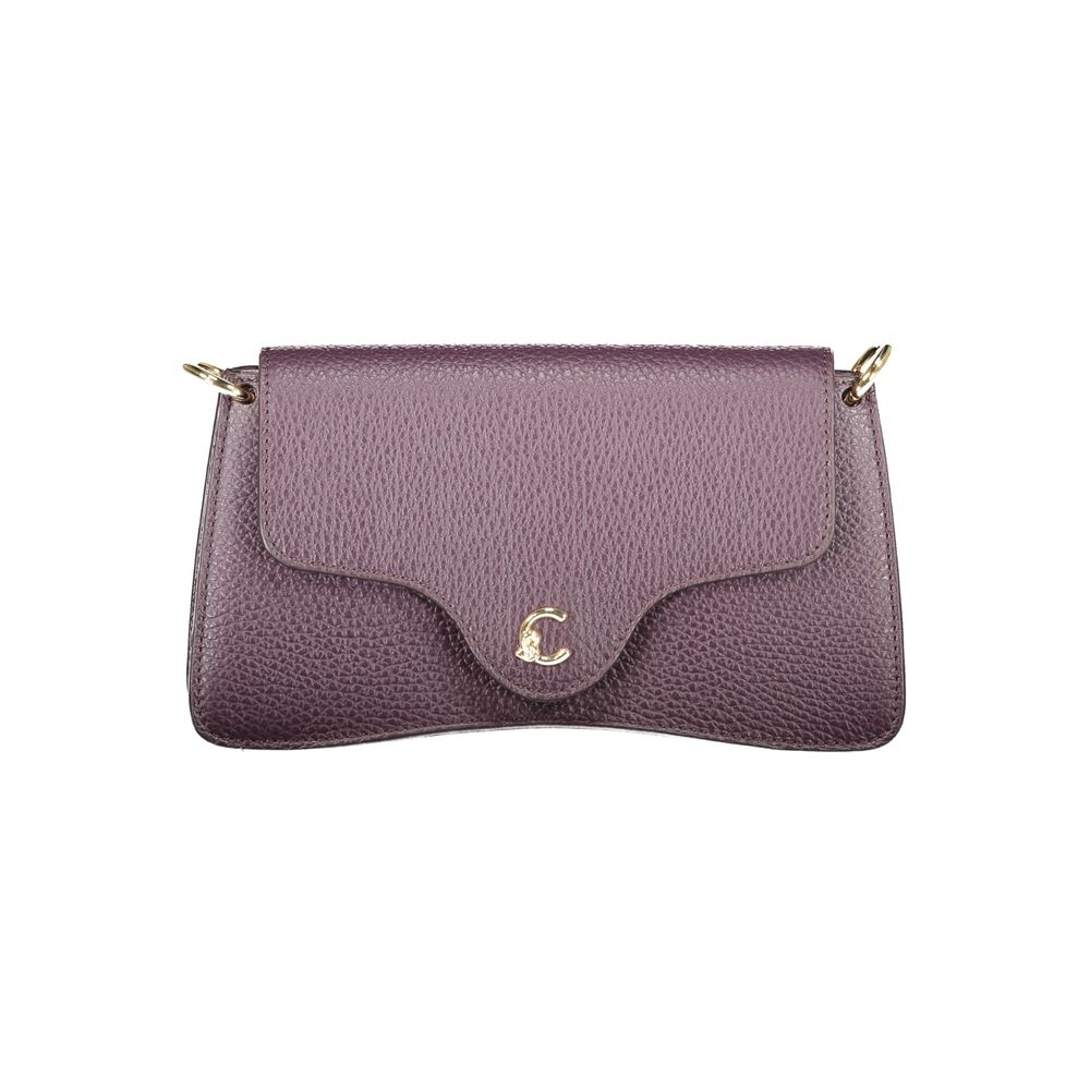 Purple Leather Handbag