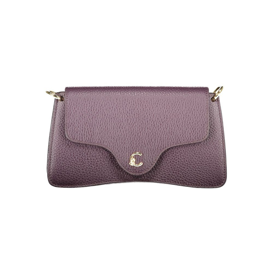 Purple Leather Handbag