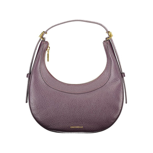 Purple Leather Handbag