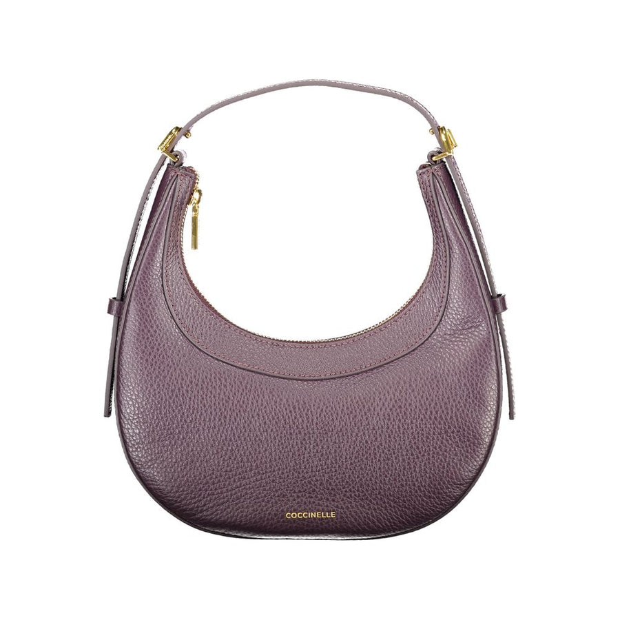 Purple Leather Handbag