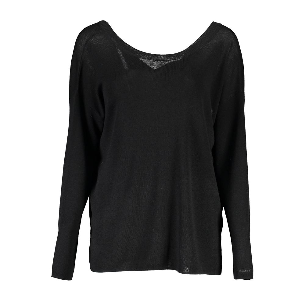 Black Wool Women's Sweater