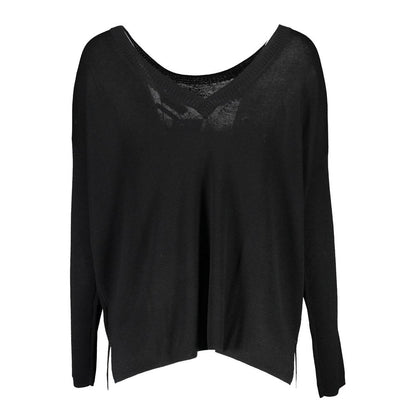 Black Wool Women's Sweater