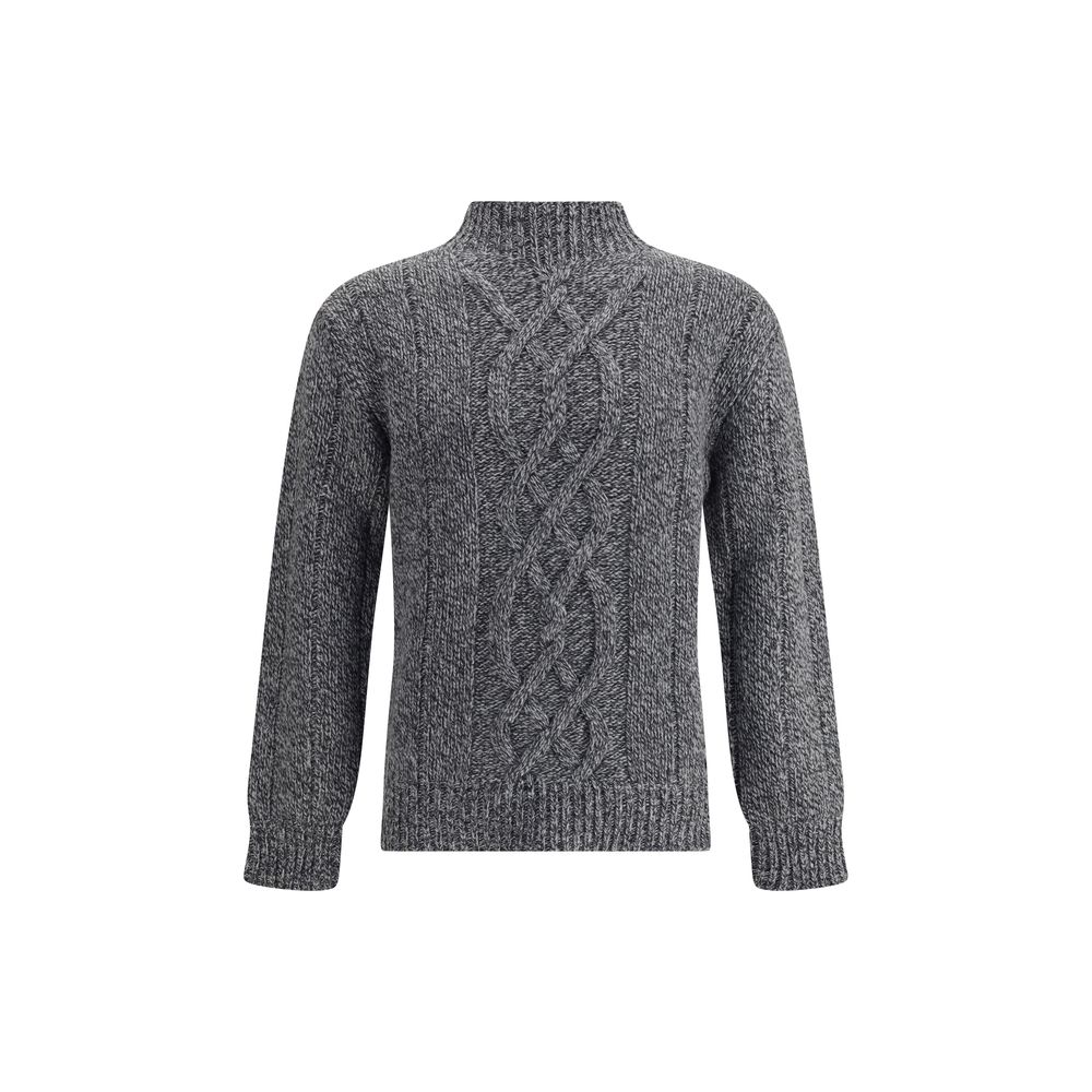 Gray Wool Sweatshirt