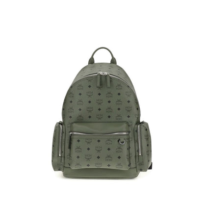 Green Fabric Backpack