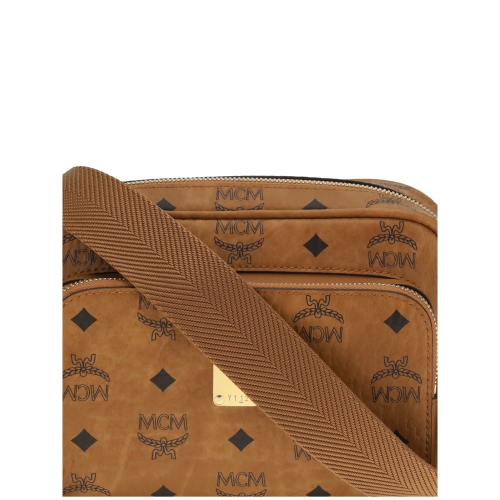 Brown Fabric Shoulder Bag