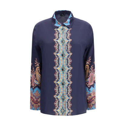 Multicolor Silk Pattern Shirt