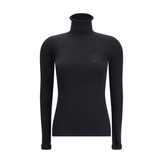 Black Fleece Wool Sweatshirt