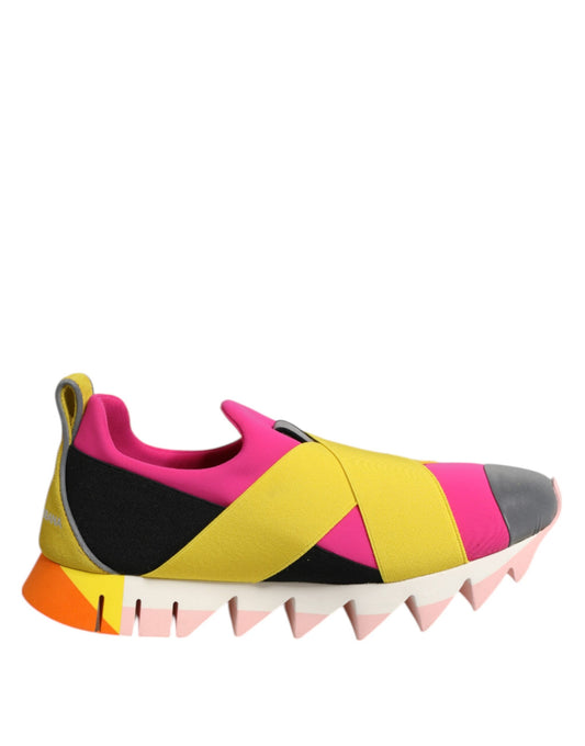 Multicolor Neoprene Elastic Ibiza Sneakers Shoes