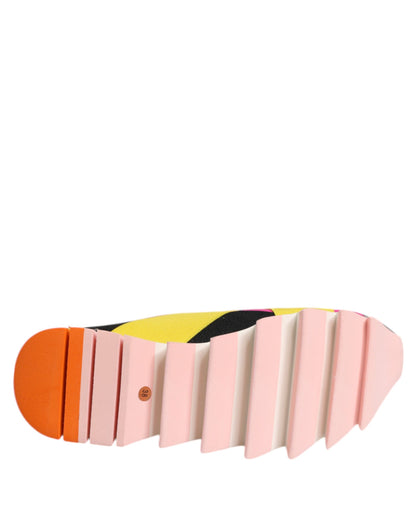 Multicolor Neoprene Elastic Ibiza Sneakers Shoes