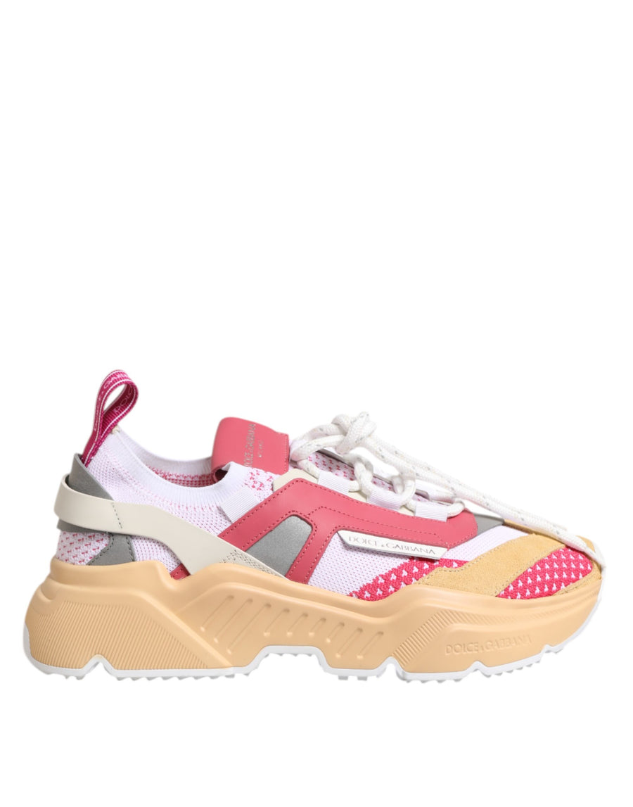 Multicolor Leather Daymaster Low Top Sneakers Shoes