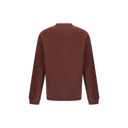 Bordeaux Cotton Long Sleeve T-Shirt