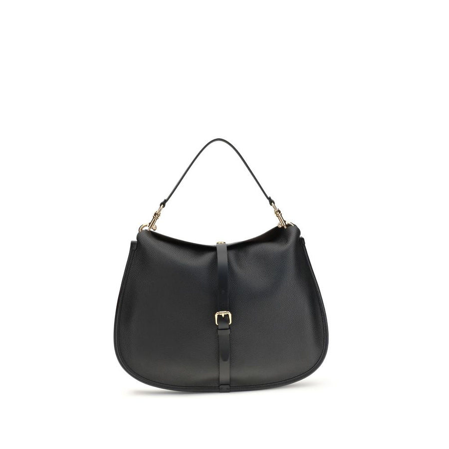 Black Calf Leather Bos Taurus Shoulder Bag