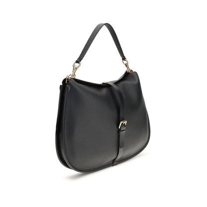 Black Calf Leather Bos Taurus Shoulder Bag
