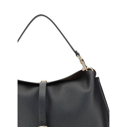 Black Calf Leather Bos Taurus Shoulder Bag