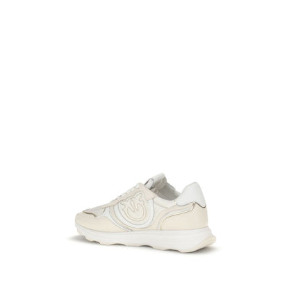 White Cotton Athletic Sneakers