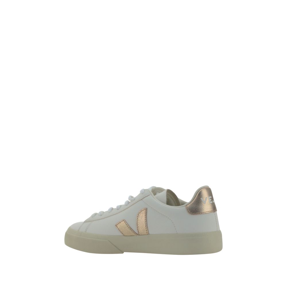 White Calf Leather Bos Taurus Low Top Sneakers