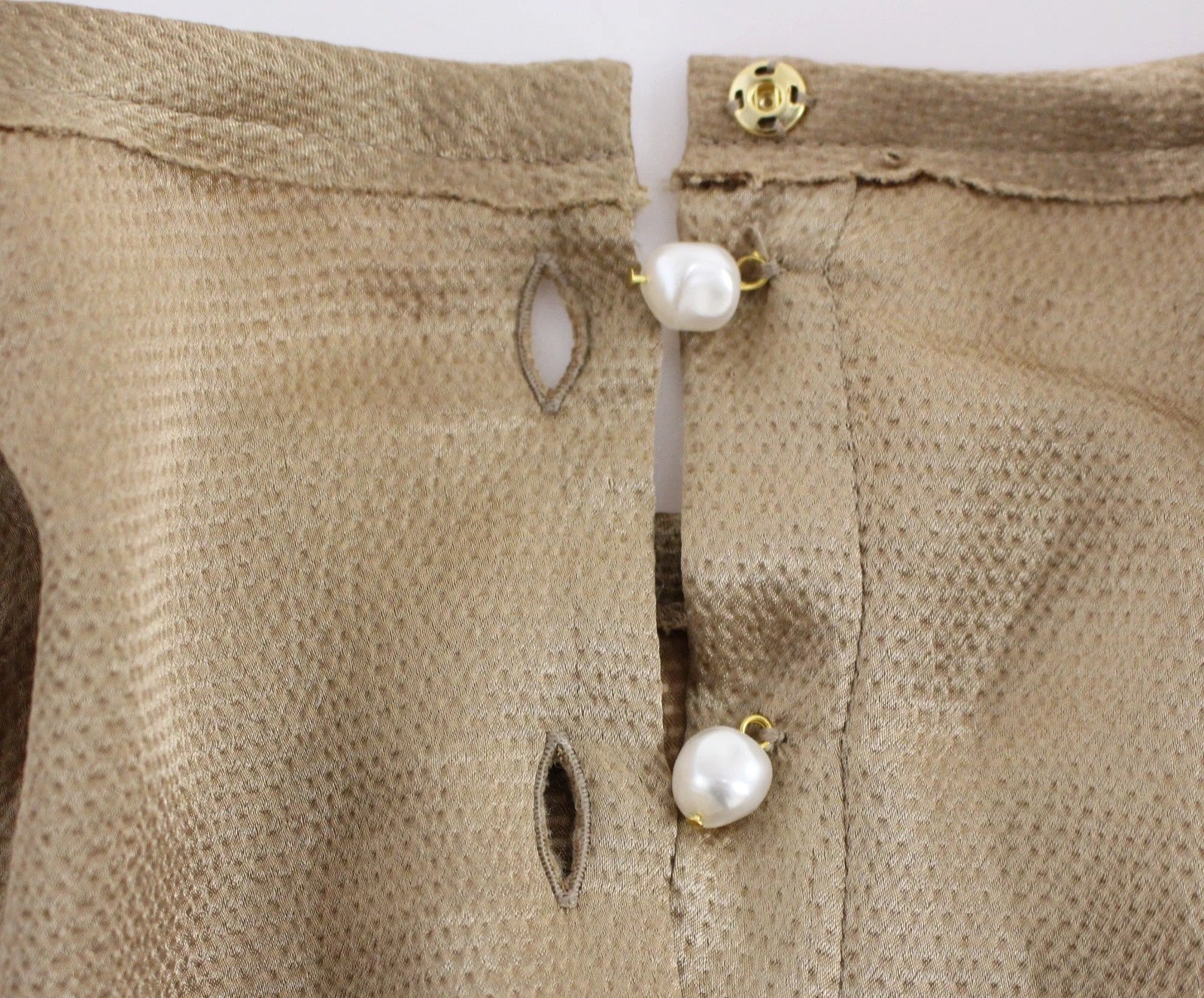 Gold SPECIAL Piece Runway Crystal Blouse