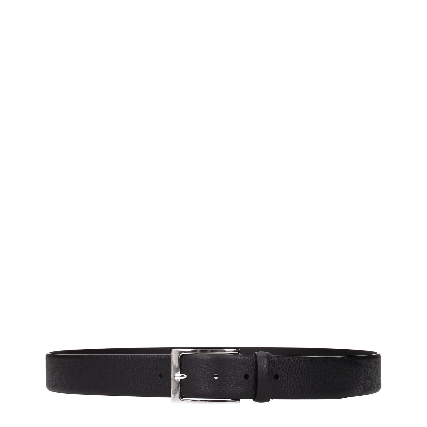 Black Leather Regular Belt