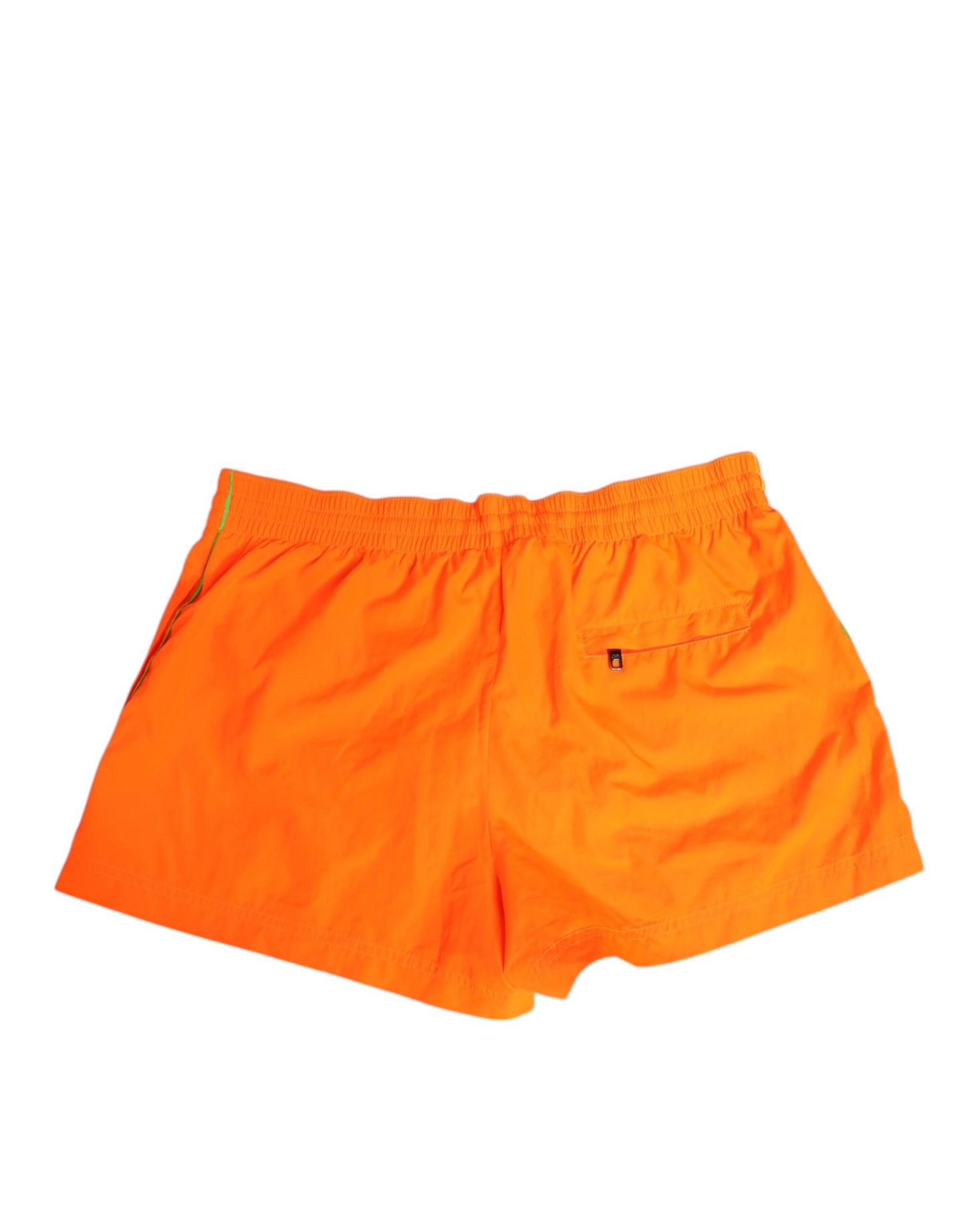Orange Polyester Beachwear Men Shorts Swimwear