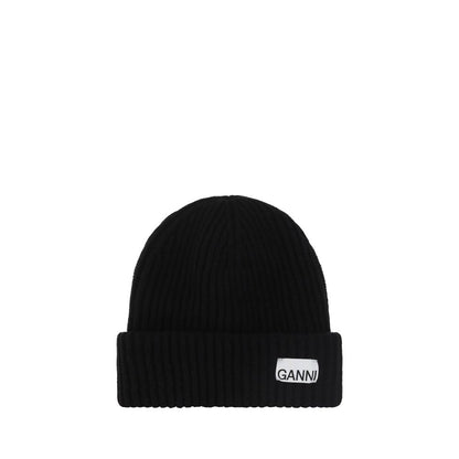Black Wool Beanie