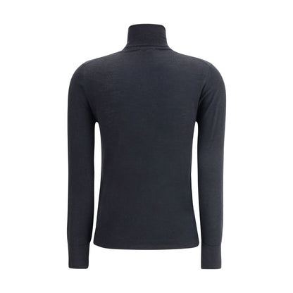 Black Cashmere Turtleneck