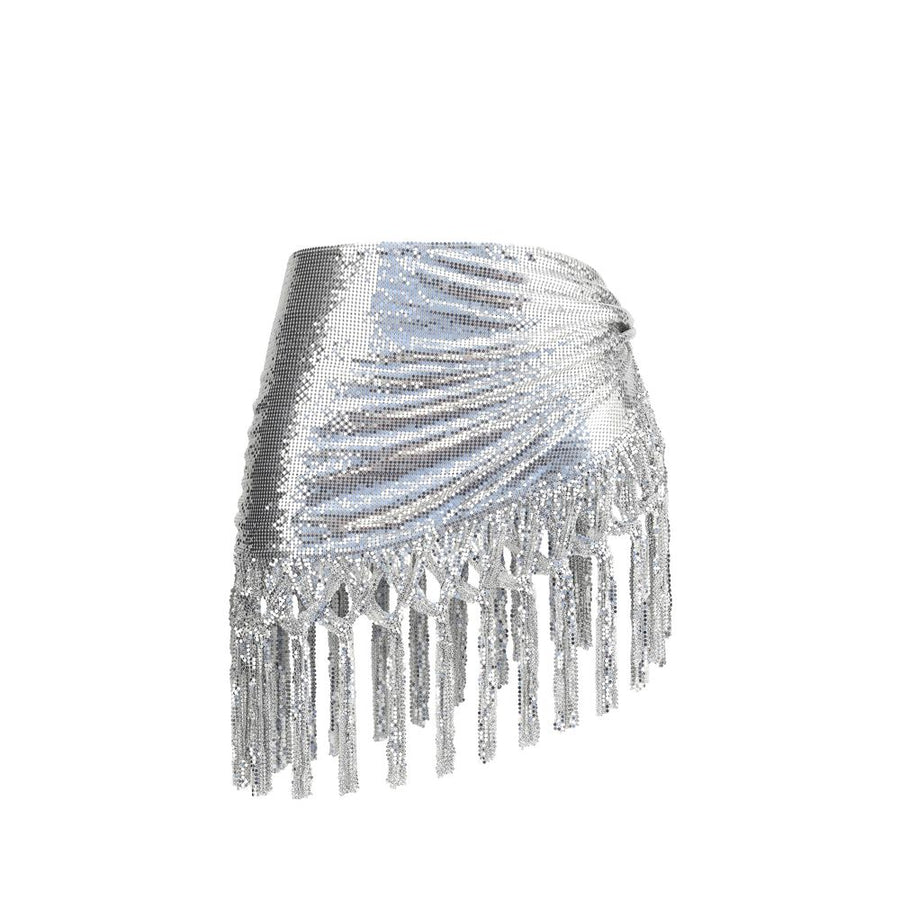 Silver Aluminum Regular Belt