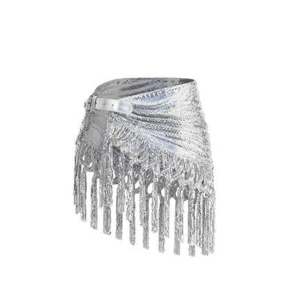 Silver Aluminum Regular Belt