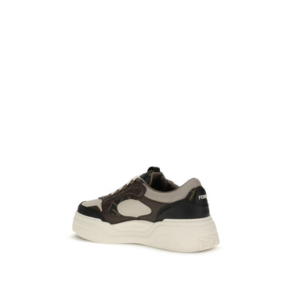 Black Calf Leather Bos Taurus Low Top Sneakers