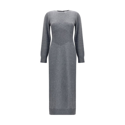 Gray Cashmere Casual Dress