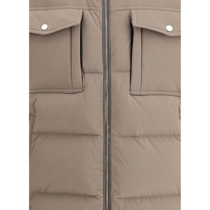 Beige Polyamide Parka