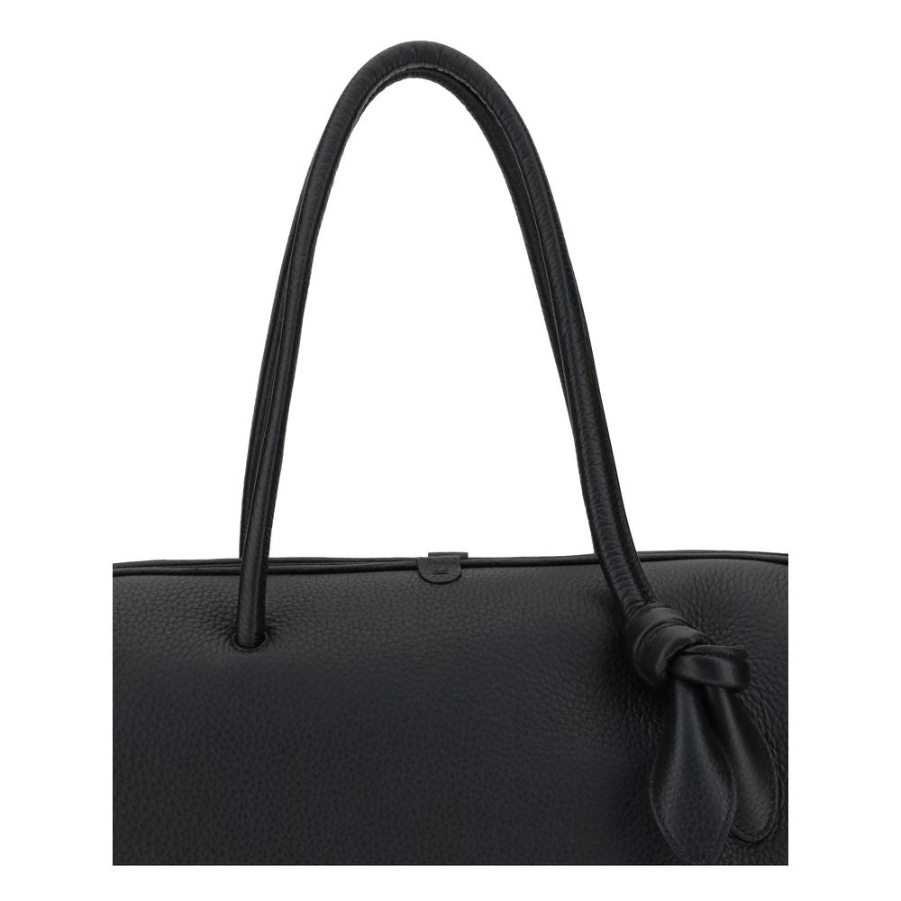 Black Calf Leather Bos Taurus Handbag