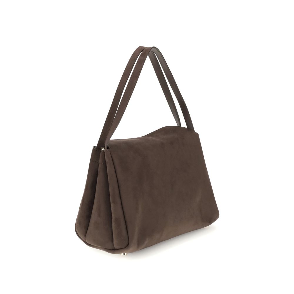 Brown Other Fibres Shoulder Bag