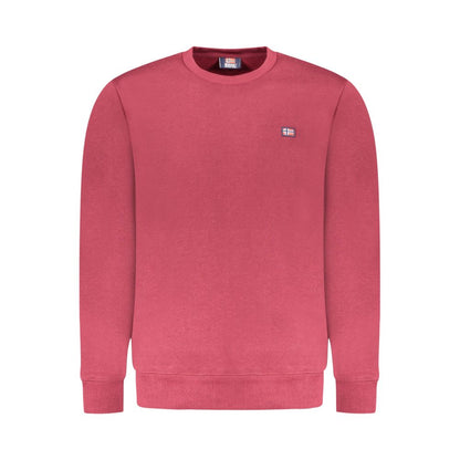 Red Cotton Men's Sweatshirt