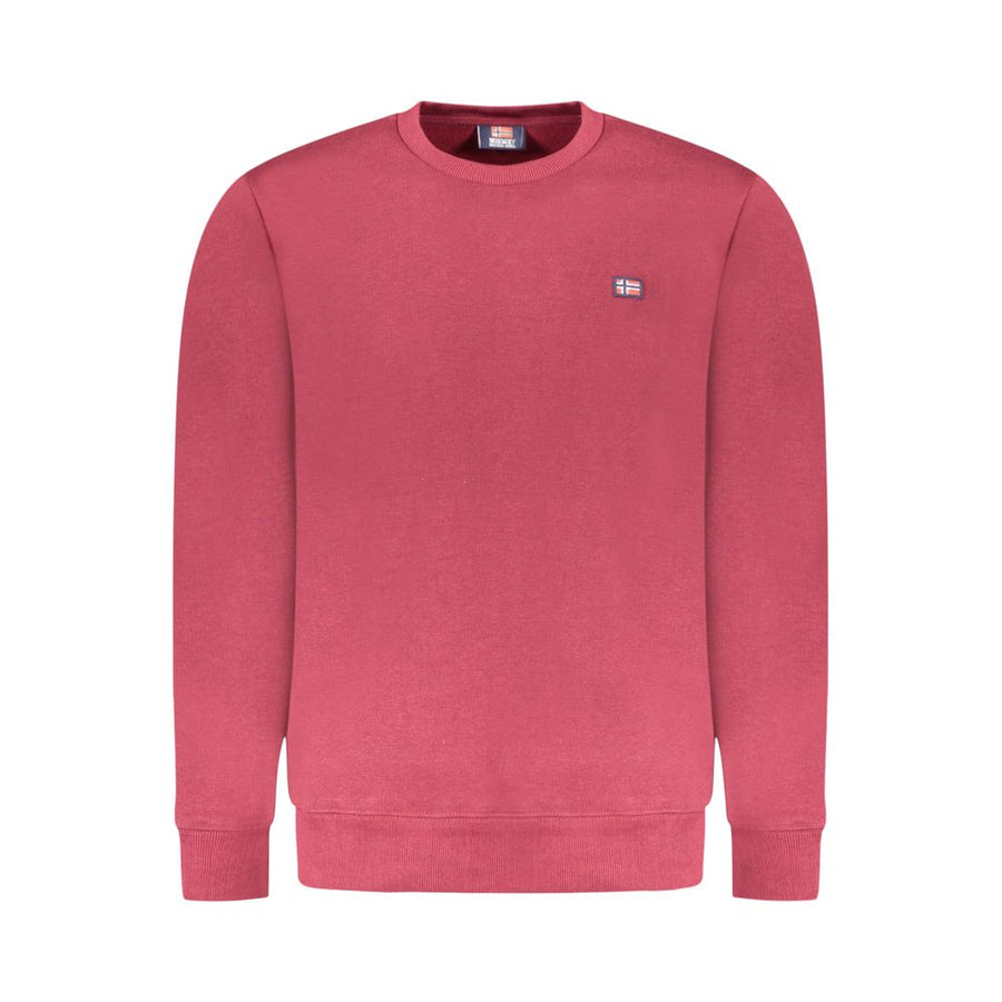 Red Cotton Men's Sweatshirt