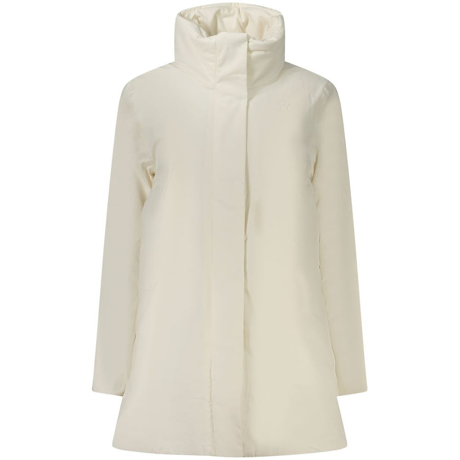 White Nylon Jackets & Coat