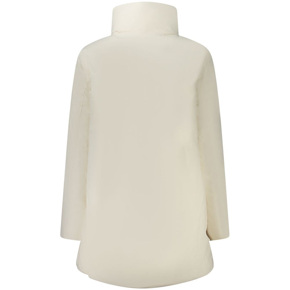 White Nylon Jackets & Coat