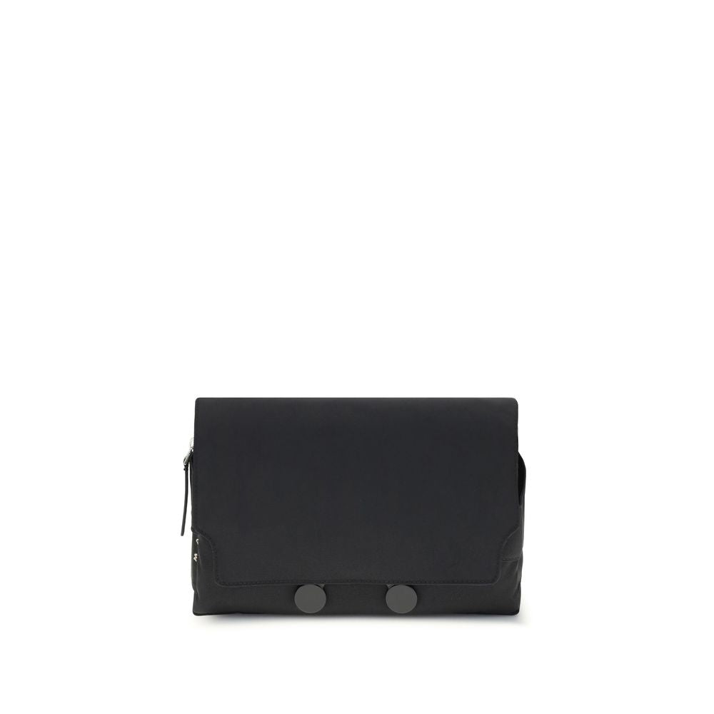 Black Polyamide Clutch Bag