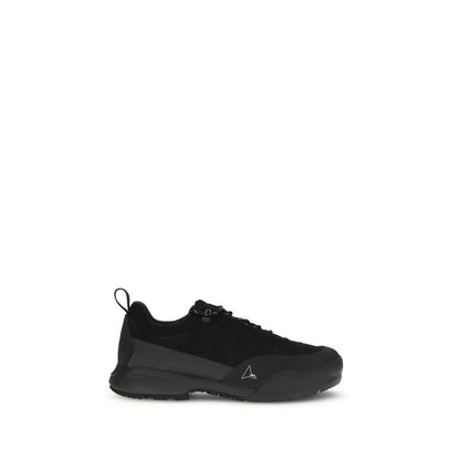 Black Polyamide Athletic Sneakers